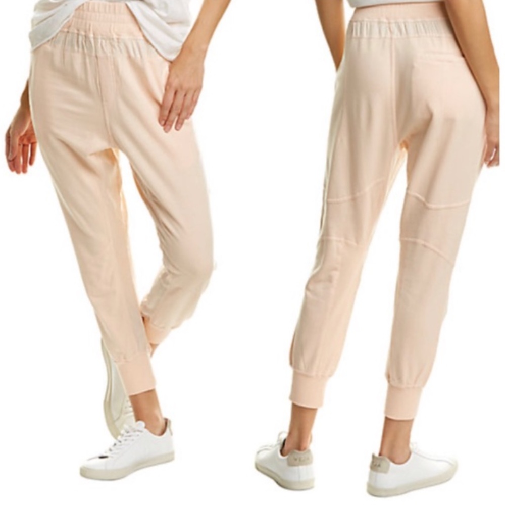NWT Young Fabulous & Broke Odin High Waist Joggers Guava Orange Medium